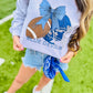 Custom Coquette Football Graphic Sweatshirt