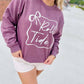 Custom School Puff Bow Frame Graphic Sweatshirt