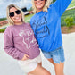 Custom School Puff Bow Frame Graphic Sweatshirt
