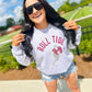 Custom Mascot Football Player Graphic Sweatshirt
