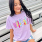 Custom Multi Retro Bubble Mascot Graphic Tee