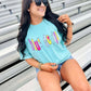 Custom Multi Retro Bubble Mascot Graphic Tee
