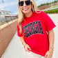 Custom Chunky Varsity Mascot Graphic Tee