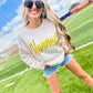 DTF Multi Jumbo Cursive Graphic Sweatshirt