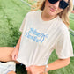 Cute Coquette Custom Bow Embroidered Tee