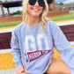 Custom Go Mascot Banner Graphic Sweatshirt
