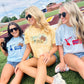 Gingham Bow Football Collage DTF Graphic Tee