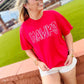 Custom Hollow Lines Mascot Graphic Tee
