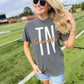 Custom Tall State Double Puff Graphic Tee