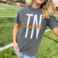 Custom Tall State Double Puff Graphic Tee
