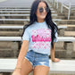 Custom Mascot Lighting Bow Box Graphic Tee