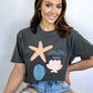 Cousins Beach Multi Seashells Graphic Tee