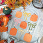 Pumpkin Bow Trio Check Fall Graphic Tee