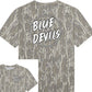 Custom Front and Back Mascot Camo Graphic Tee