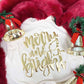 Merry & Bright Christmas Puff Tee
