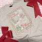 Country Western Christmas Stamp Graphic Tee