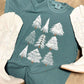 Winter Trees Trio Stacked DTF Tee