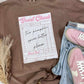 Pumpkin Spice Latte Check DTF Graphic Tee
