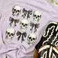 Skull Bow Tio Halloween Graphic Tee
