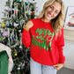 Merry & Bright Christmas Puff Sweatshirt