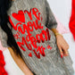Love You Mean It Metallic Puff Vinyl Tee