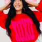 XOXO Jumbo Varsity Puff Vinyl