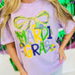 Mardi Gras Jester Bow DTF Tee
