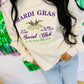 Mardi Gras Social Club Embroidered Sweatshirt