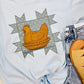 Antique Chicken Butter Dish DTF Graphic Top