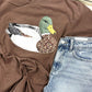 Patchwork Mallard Duck DTF Graphic Design