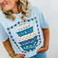 Antique Bowl Dish Stack Heart Border DTF Tee