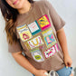 Western Matchbooks DTF Graphic Design Tee