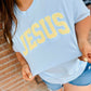 Jesus Pastel Applique Tee