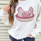 Red Chicken Floral Applique