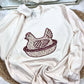 Red Chicken Floral Applique