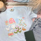 Spring Things Collage DTF Top