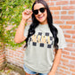 Mama Checkered Puff Graphic Tee