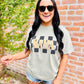 Mama Checkered Puff Graphic Tee
