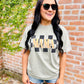 Mama Checkered Puff Graphic Tee