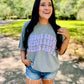 Jesus Saves Retro Stacked Puff Tee