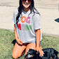 Dog Mom Multi Colored Marble Tee