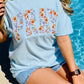 Pray Varsity Happy Preppy Applique Tee