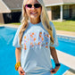 Pray Varsity Happy Preppy Applique Tee