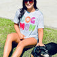 Dog Mom Multi Colored Marble Tee