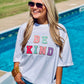 Be Kind Multi Colored Chenille Patch Tee