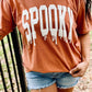 Spooky Drippy Varsity Puff Tee