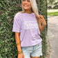 Blessed Leopard Print Box Puff Tee