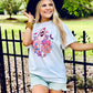 Spooky Floral Ghost Peace Tee