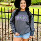 Hocus Pocus Stacked Embroidery Sweatshirt