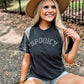 Spooky Curved Varsity Embroidered Tee